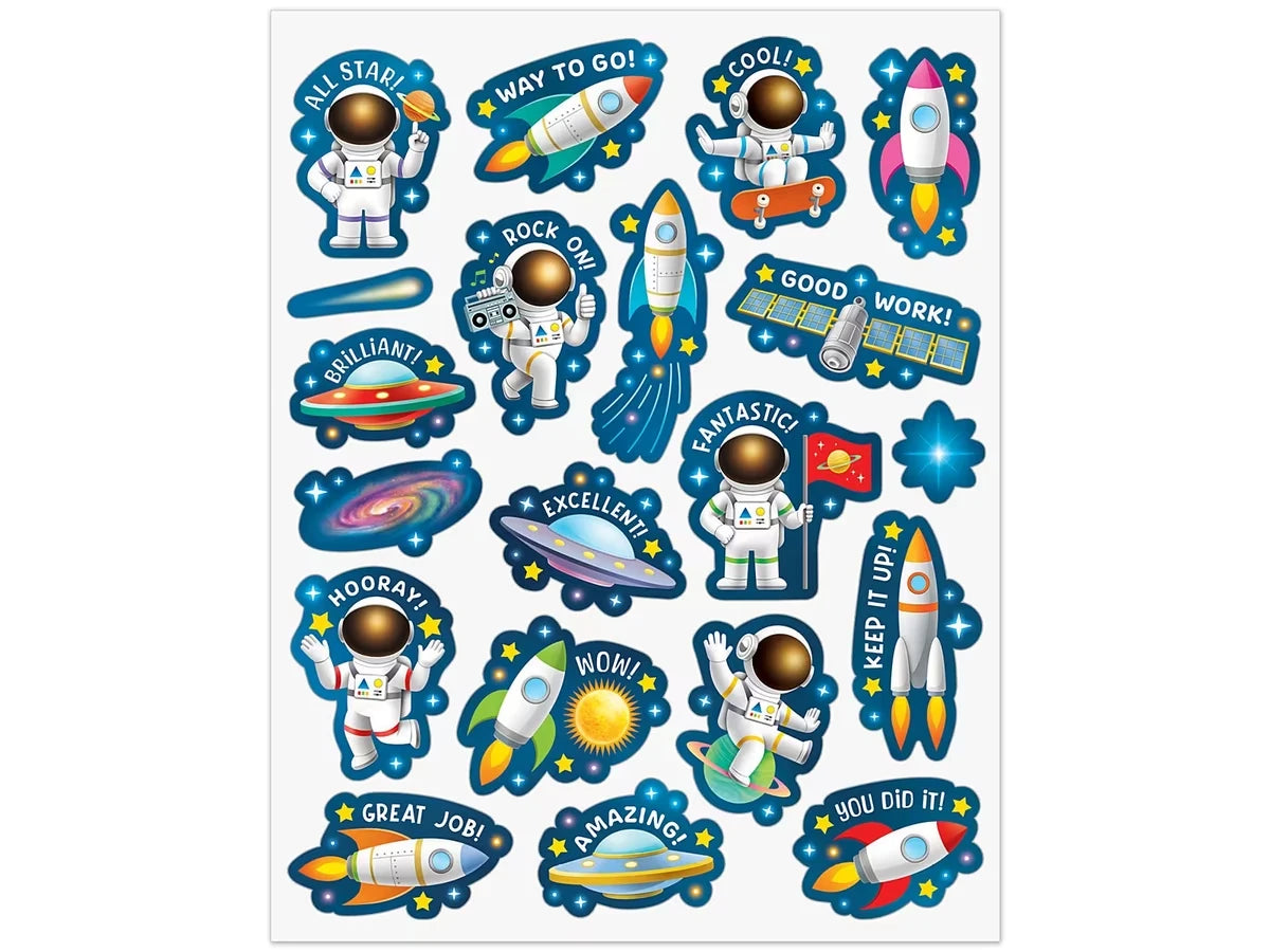 Outer Space Crew Stickers - US 2414