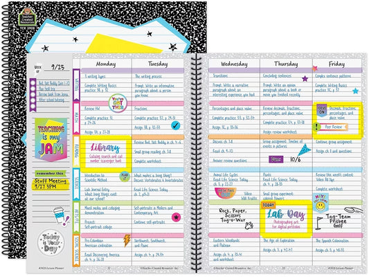 Brights 4Ever Teaching Is My Jam Lesson Plan Book - US 3771