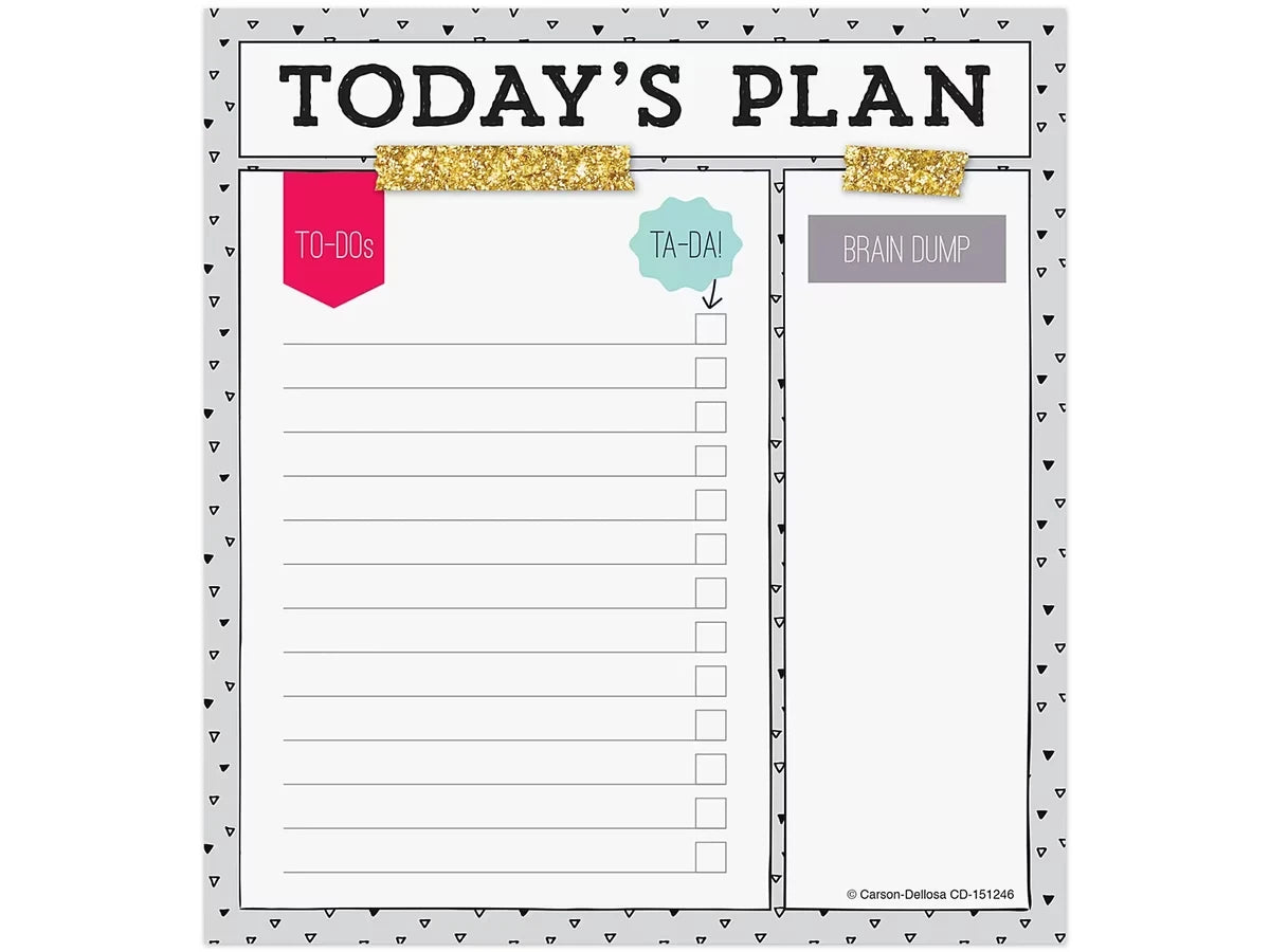 Today’s Plan Notepad - US 3361