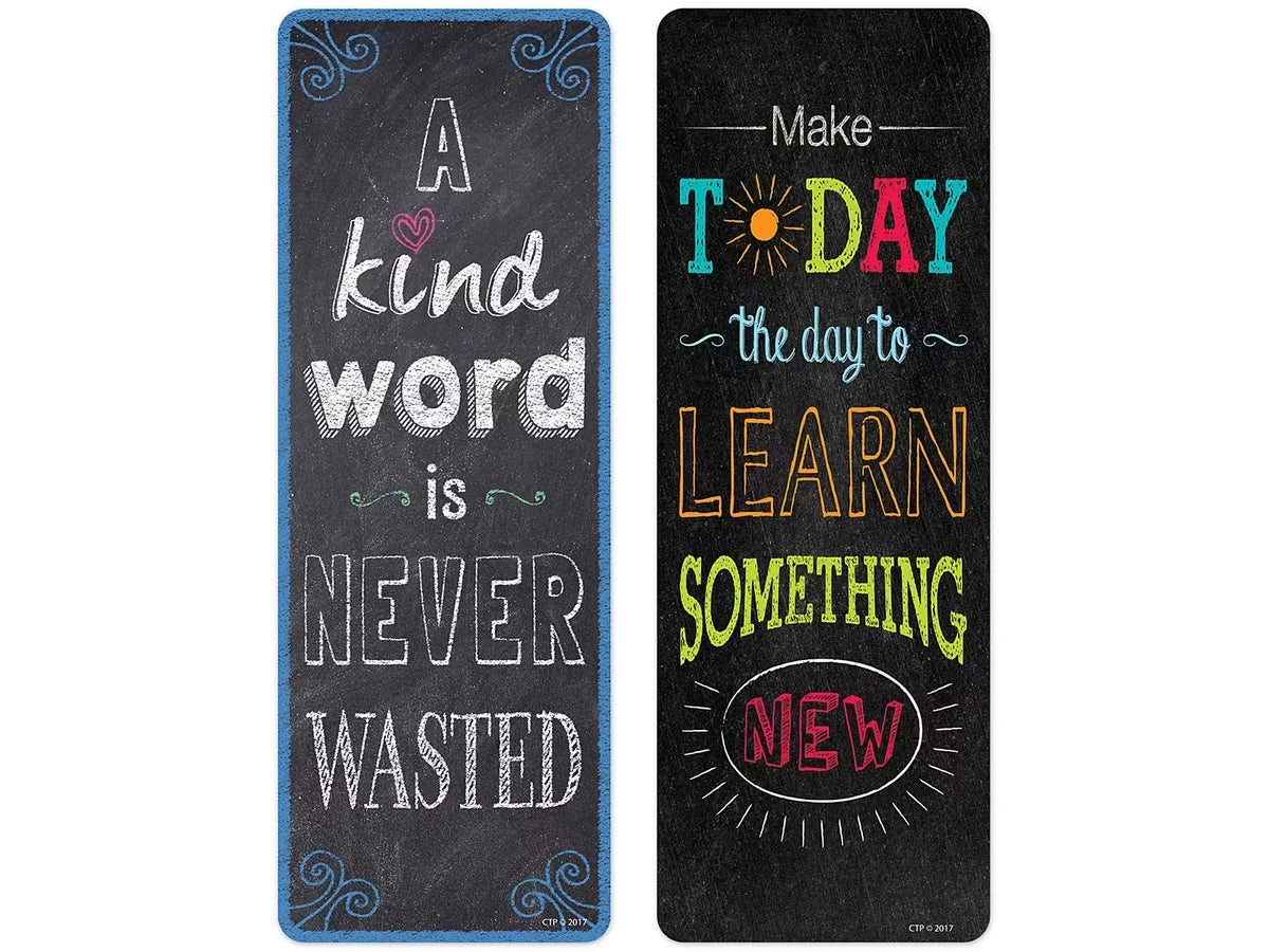 Chalk It Up! Motivational Bookmarks - US 8301