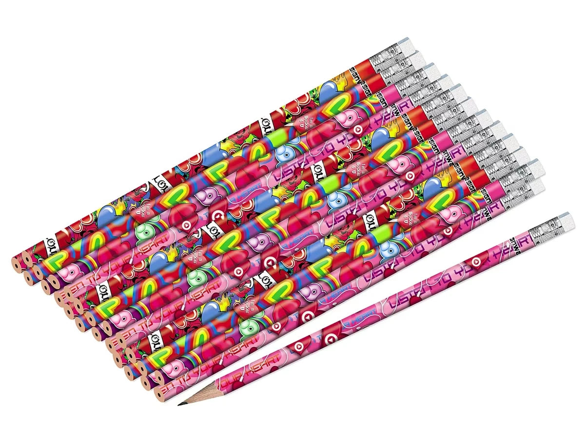 Heart Pencils - Set of 24 - US 6478
