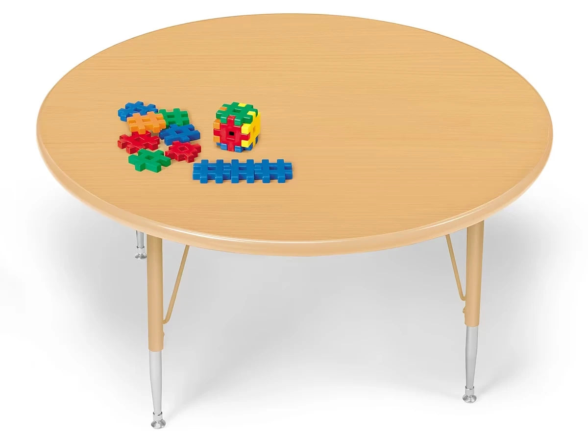 Natural Adjustable Round Tables - US 2557