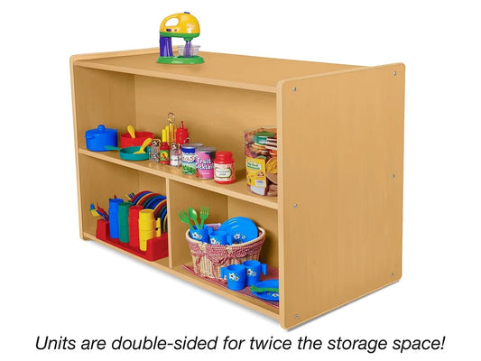 Heavy-Duty Preschool Double-Sided Storage Unit - US 1136