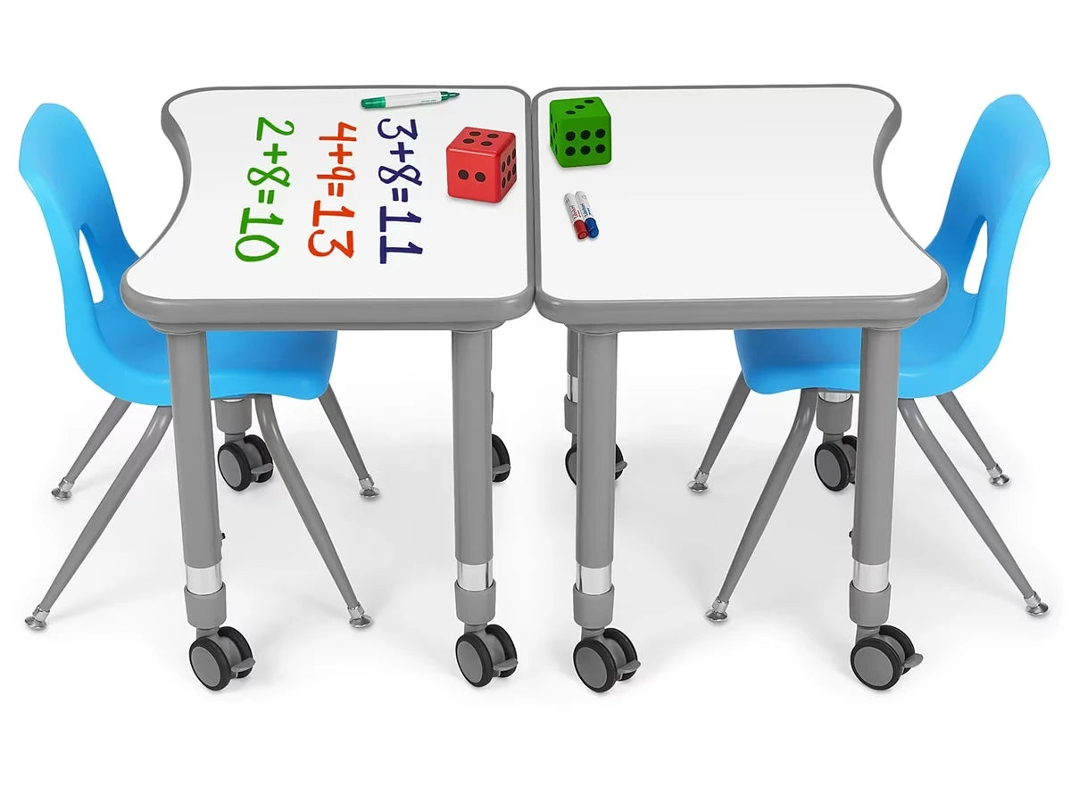 Flex-Space Write & Wipe Mobile Student Desk - US 1345