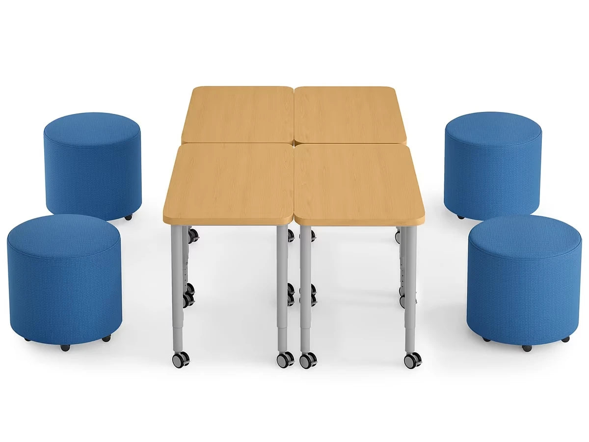 Modern Edge Mobile Lounge Seat & Desk Zone - US 9480
