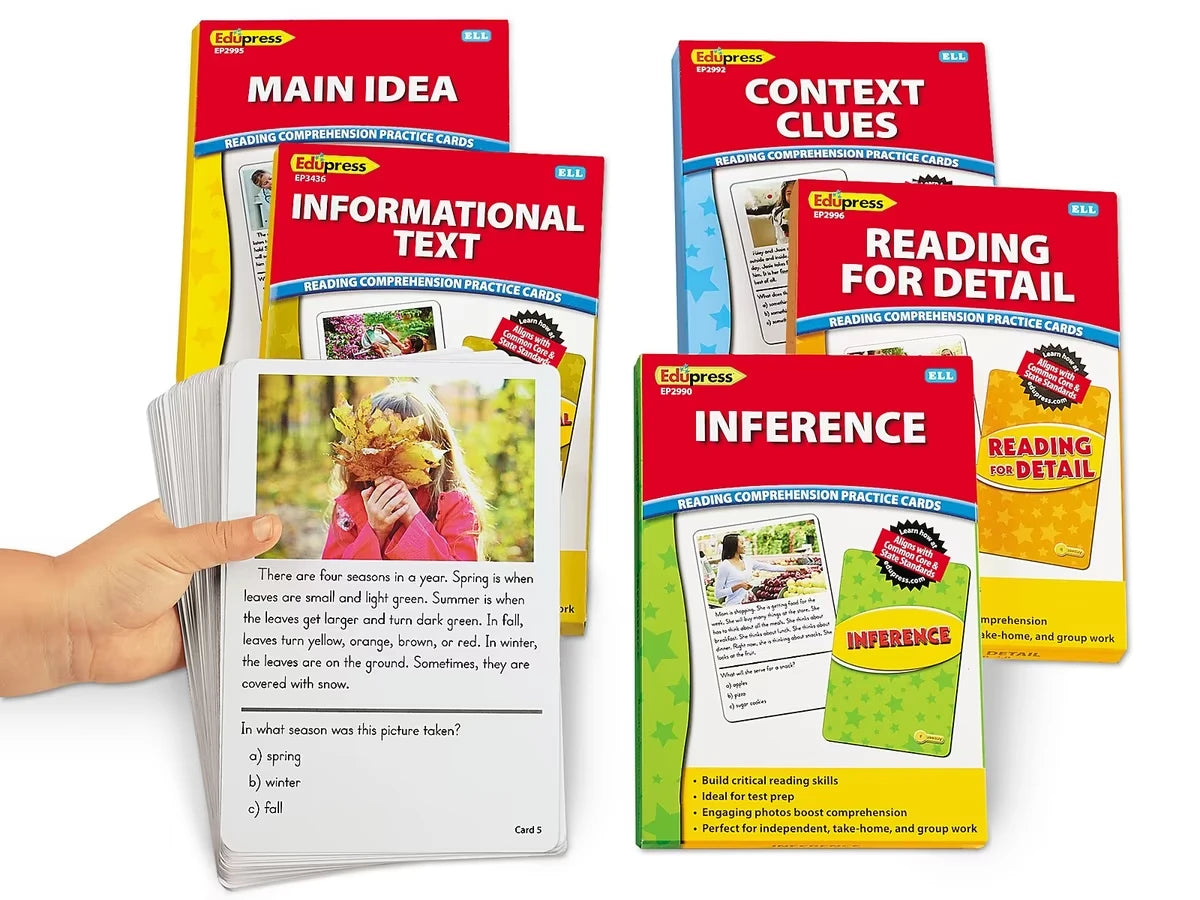 Comprehension Skills Practice Cards - Gr. 1-2 - US 2183