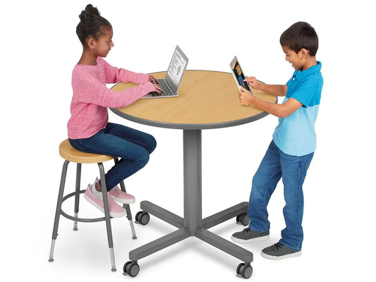 Flex-Space Mobile Café Tables - Maple - US 2069