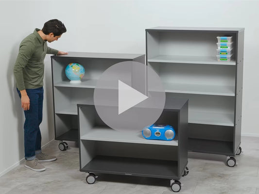 Modern Edge Mobile 2-Shelf All-Purpose Storage Unit - US 6113