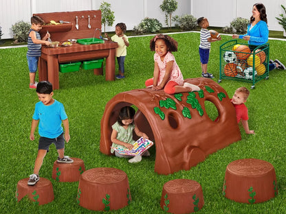 Climb & Play Log Hideaway - US 3276