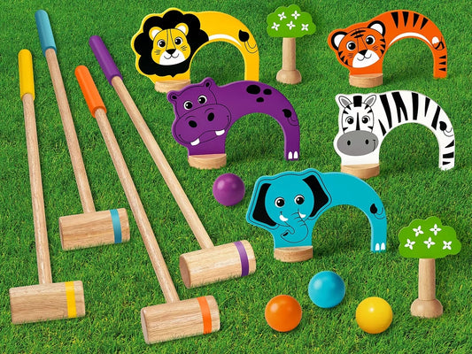 Indoor/Outdoor Kids’ Croquet Set - US 5368