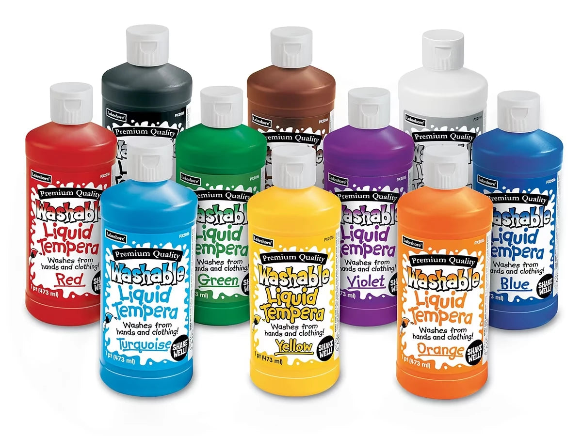 Lakeshore Fully Washable Liquid Tempera Paint - Pint - US 2537