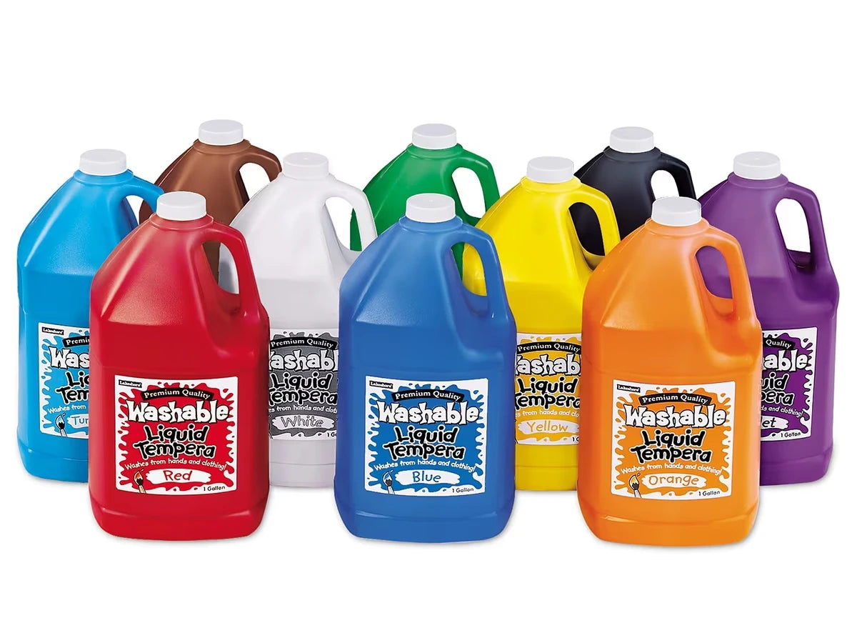 Lakeshore Fully Washable Liquid Tempera Paint - Gallon - US 4079