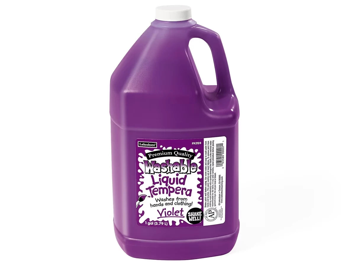 Lakeshore Fully Washable Liquid Tempera Paint - Gallon - US 4079