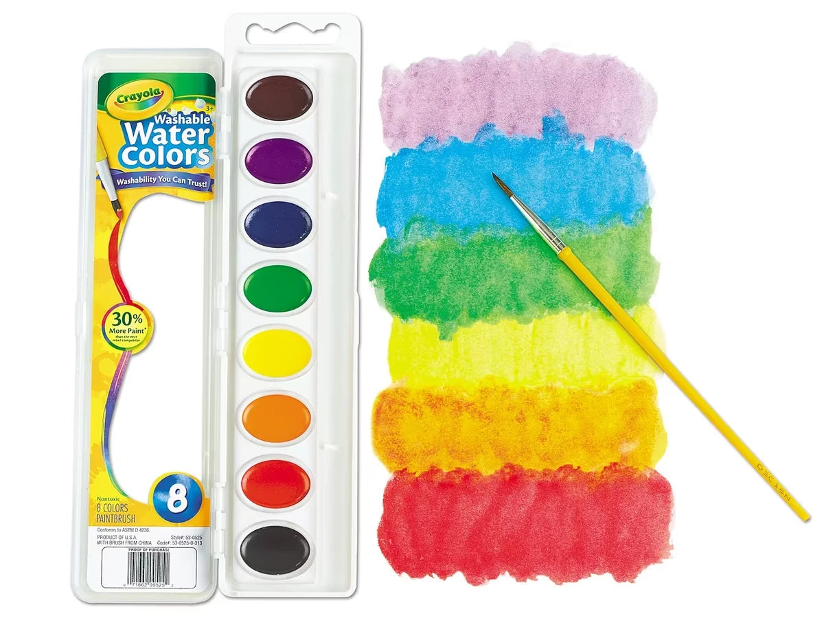 Washable Watercolor Set - US 6955