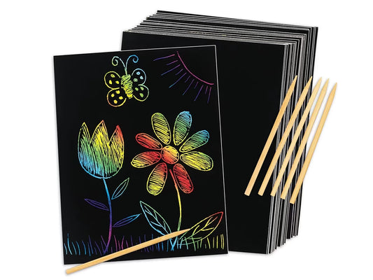 Rainbow Scratch Paper - US 7529