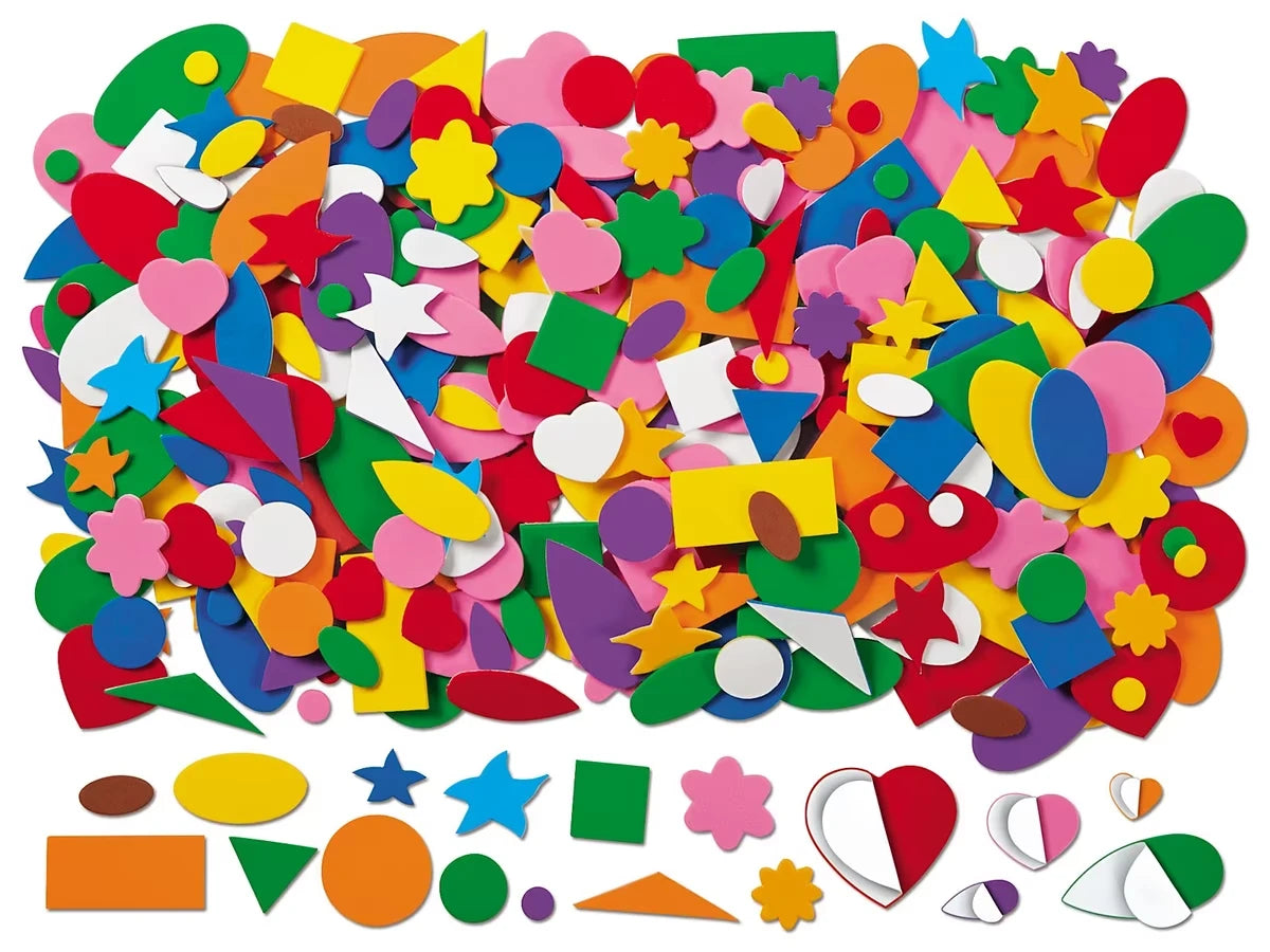 Peel & Stick Flexible Foam Shapes - US 1378