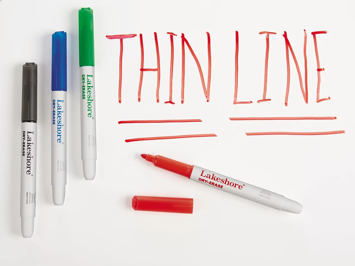 Write & Wipe Thin-Line Markers - US 8676