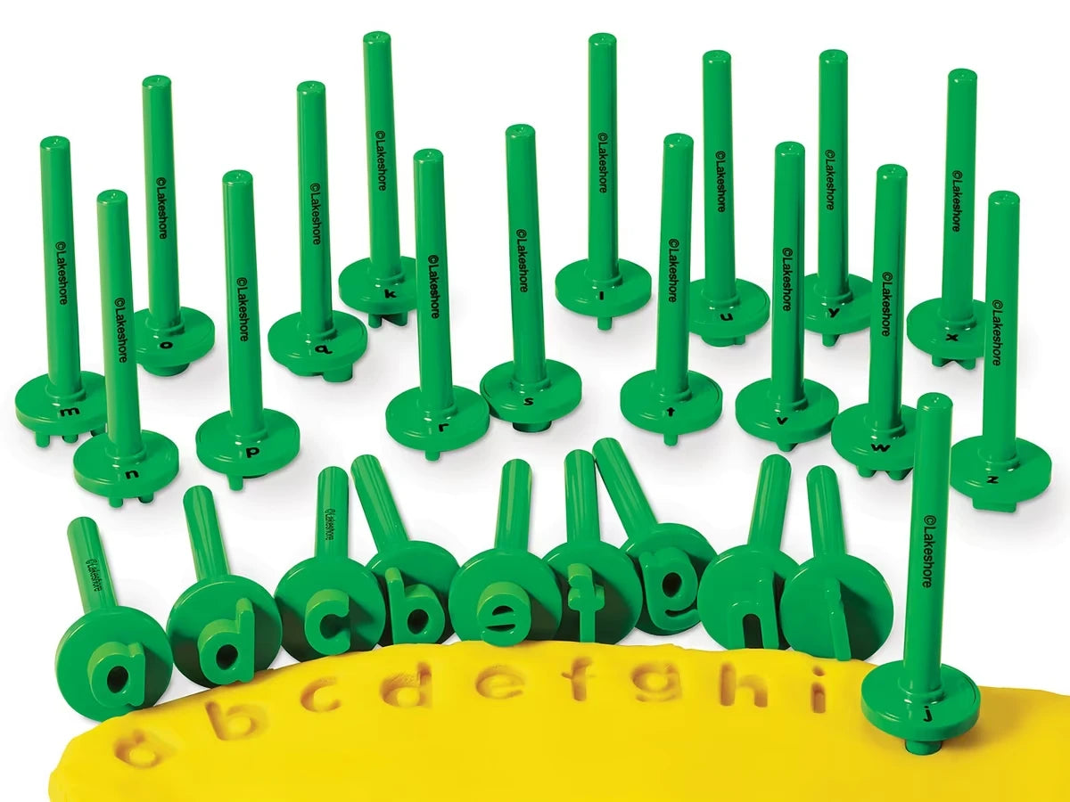 Lowercase Alphabet Dough Stampers - US 8017