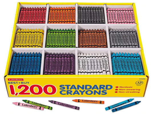 Best-Buy Standard Crayons - 12-Color Box - US 7375