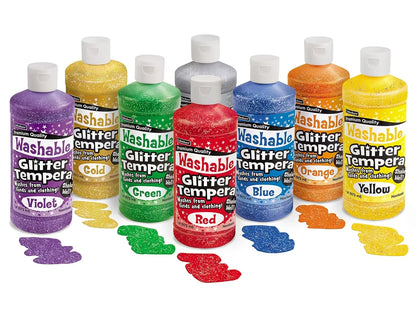 Washable Glitter Tempera Paint - Pint - US 9521