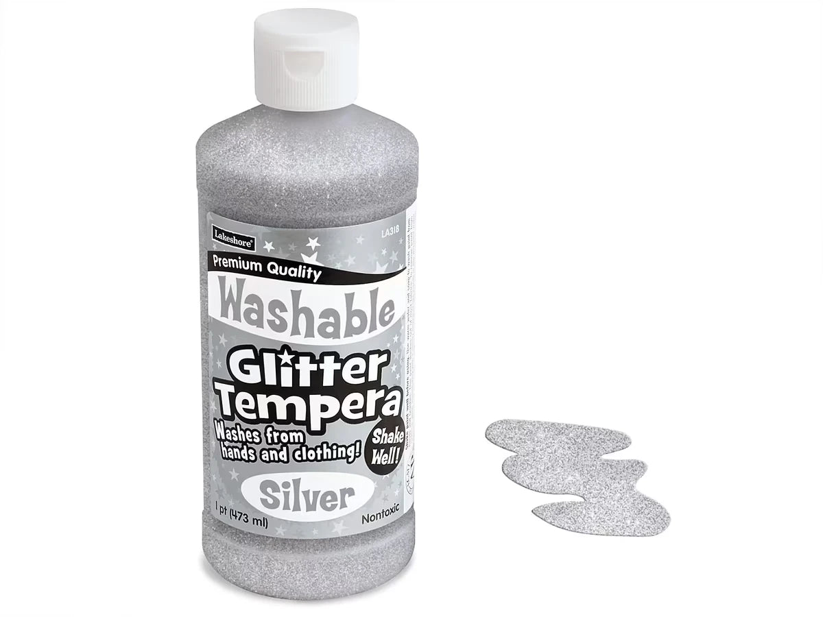Washable Glitter Tempera Paint - Pint - US 9521