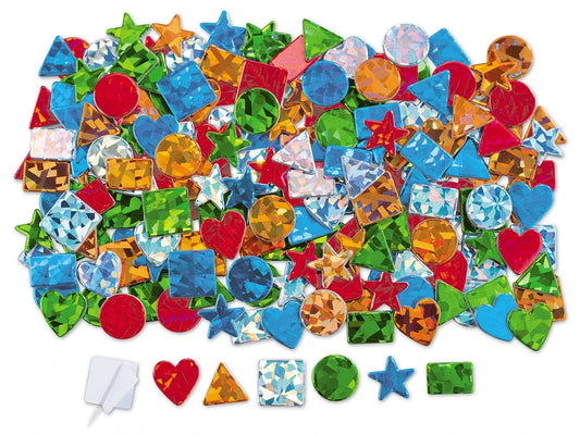Peel & Stick Shimmer Shapes - US 3439