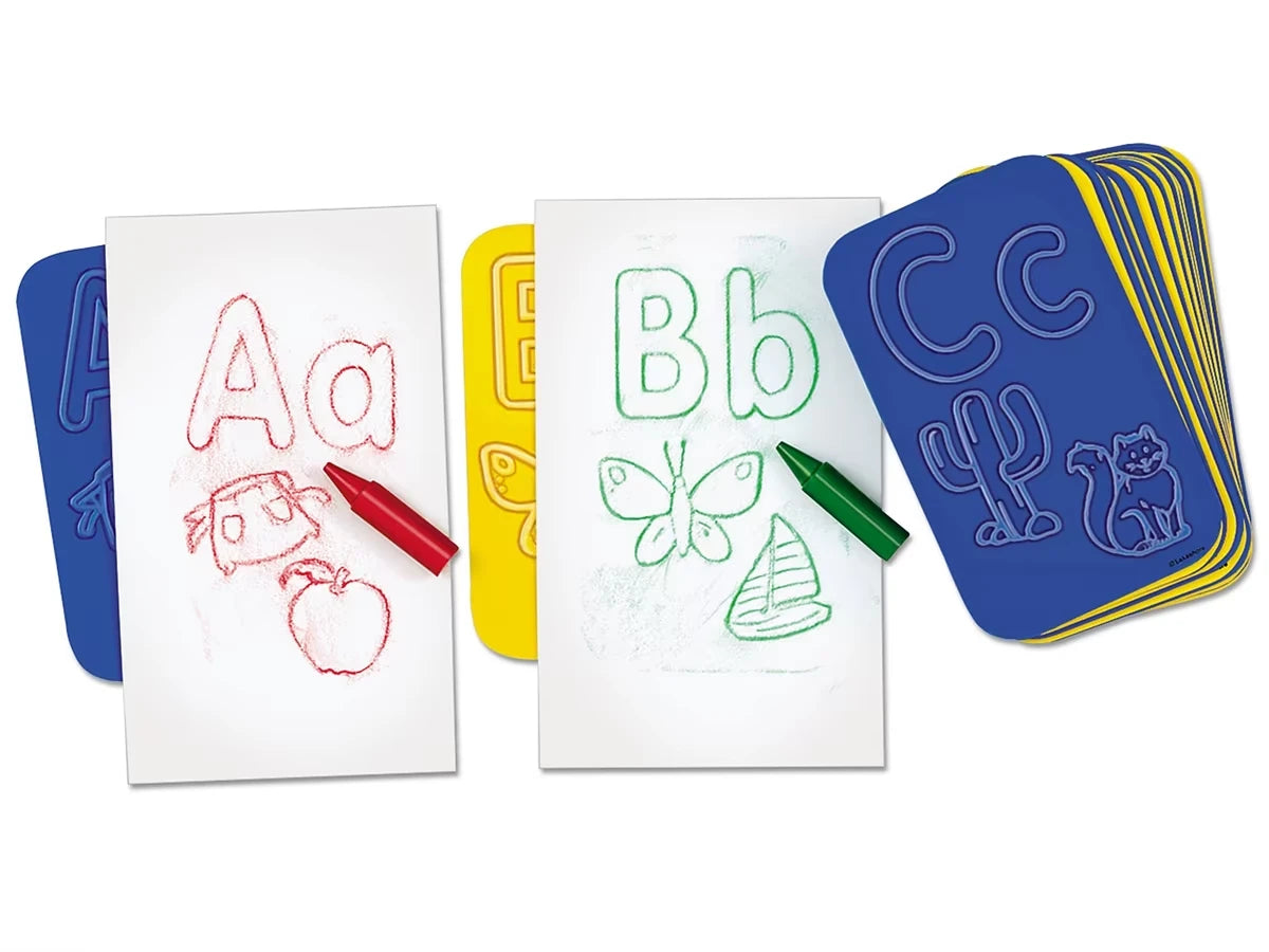 Alphabet Beginning Skills Rubbing Plates - US 1871