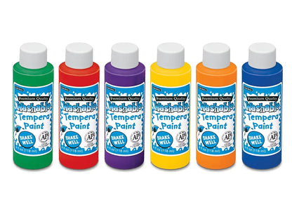 Lakeshore Fully Washable Liquid Tempera Paint - 4-Ounce Bottles - US 2003