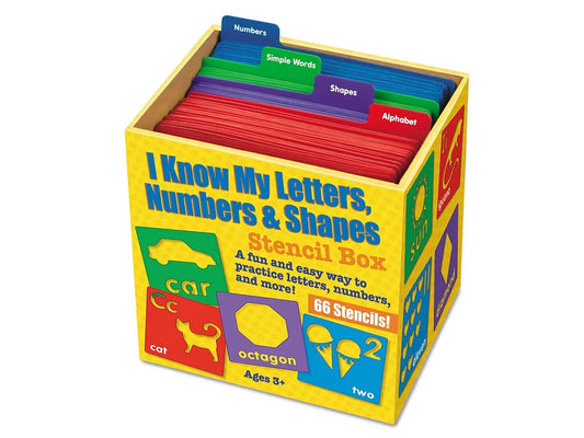 Letters, Numbers & Shapes Giant Stencil Box - US 9156