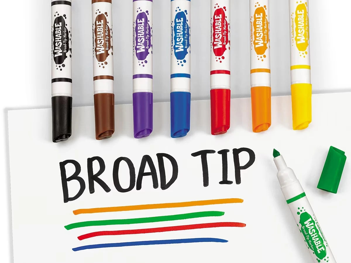 Best-Buy Washable Broad-Tip Markers - Student Pack - US 6014