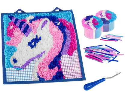 Unicorn Latch Hook Craft Kit - US 8030
