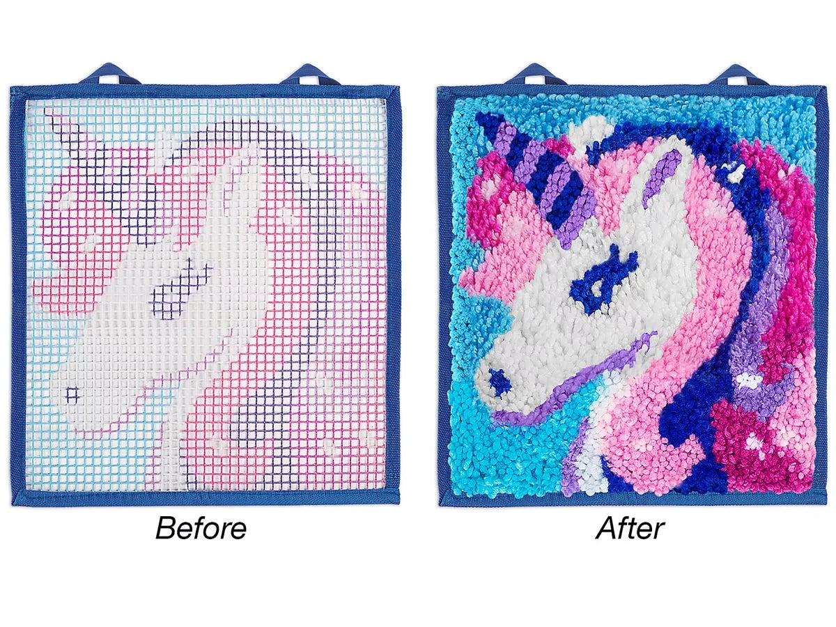 Unicorn Latch Hook Craft Kit - US 8030