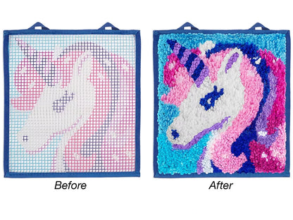 Unicorn Latch Hook Craft Kit - US 8030