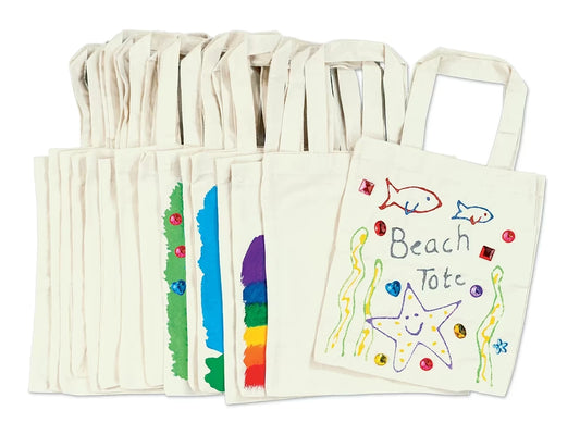 Design-Your-Own Tote Bags - Set of 15 - US 4994
