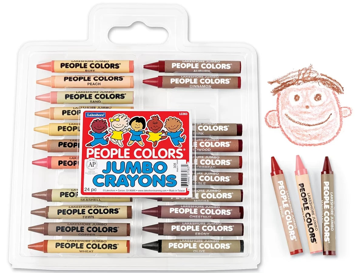 Jumbo People Colors® Crayon Pack - US 9874