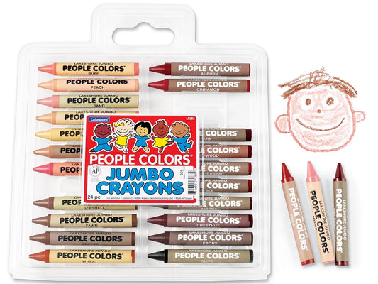Jumbo People Colors® Crayon Pack - US 9874