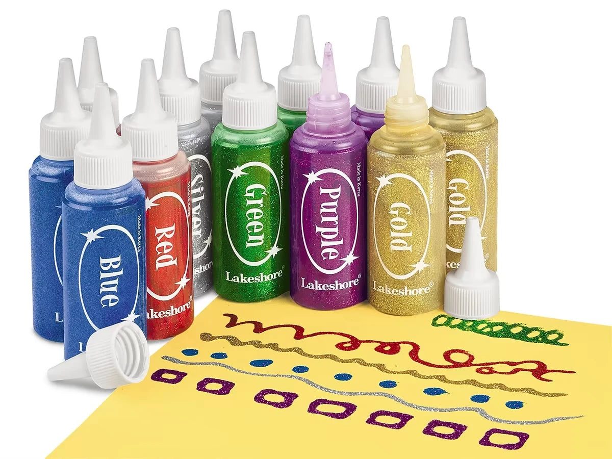 Glitter Glue Painters - Set of 12 - US 1655