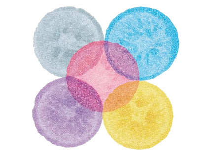Shimmering Dot Art Painters - Set of 5 - US 4335