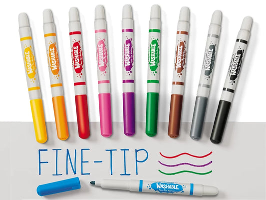 Best-Buy Washable Fine-Tip Markers - Student Pack - US 3561