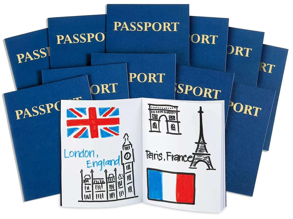 Design-Your-Own Passports - Set of 12 - US 3245