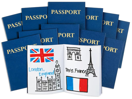 Design-Your-Own Passports - Set of 12 - US 3245