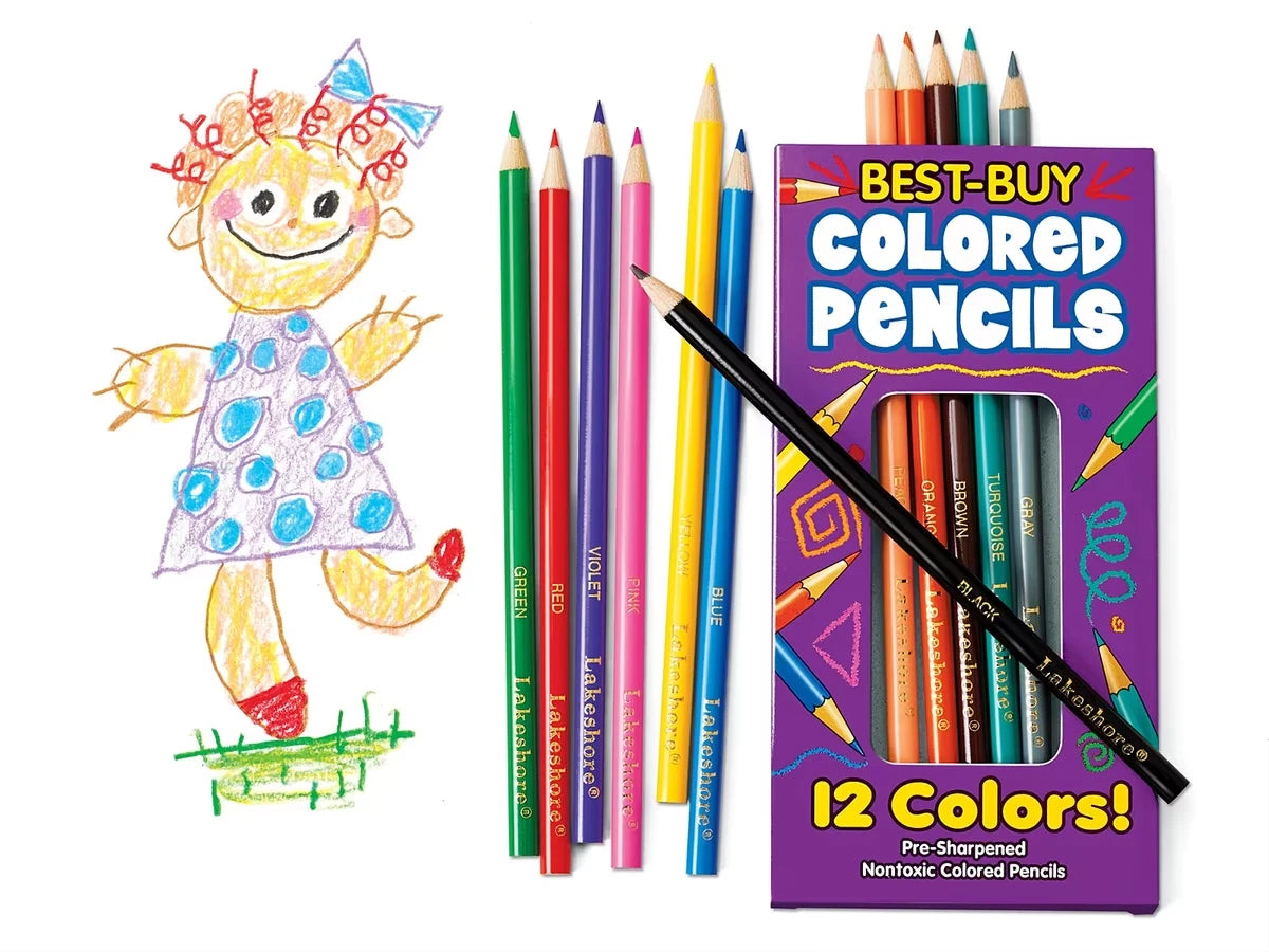 Best-Buy Colored Pencils - Set of 12 - US 6669