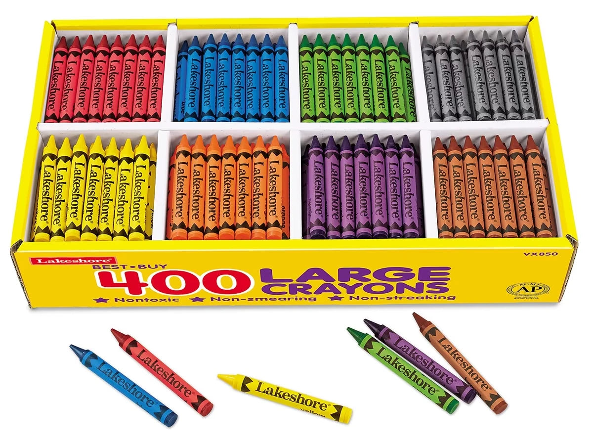 Best-Buy Large Crayons - 8-Color Box - US 7114