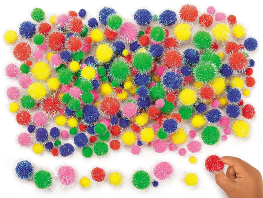 Glitter Pom-Poms - US 3855