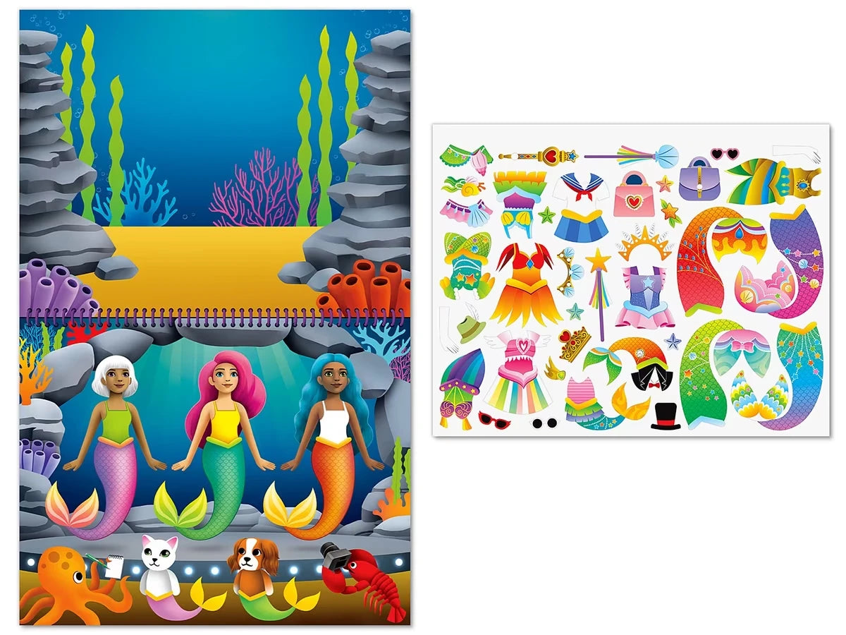 Fashion Friends Dress-Up Reusable Sticker Pad - US 1851
