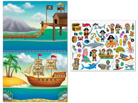 Amazing Adventures Reusable Sticker Pad - US 2845