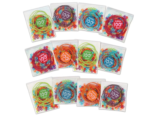 100th Day of School Bead Kits - Set of 12 - US 5467