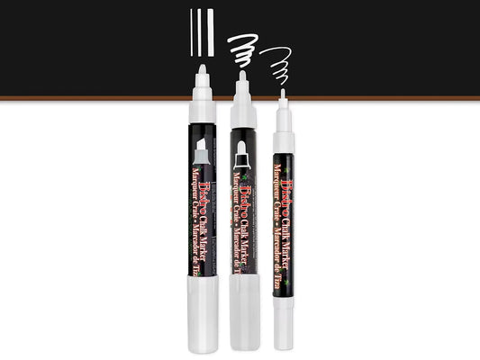 White Wet-Erase Chalk Markers - Set of 3 - US 5324