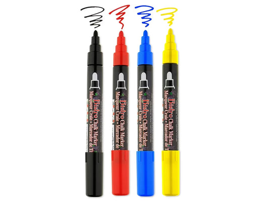 Wet-Erase Chalk Markers - Set of 4 - US 7674