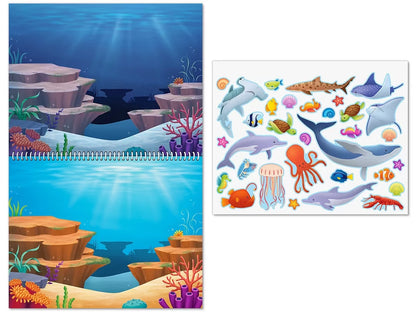 Animal Habitats Reusable Sticker Pad - US 2651